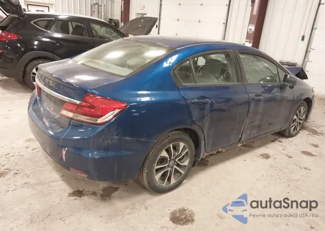 2014 Honda Civic Ex z USA, uszkodzony, nr VIN 19XFB2F82EE232532